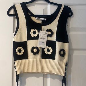Zara sweater vest